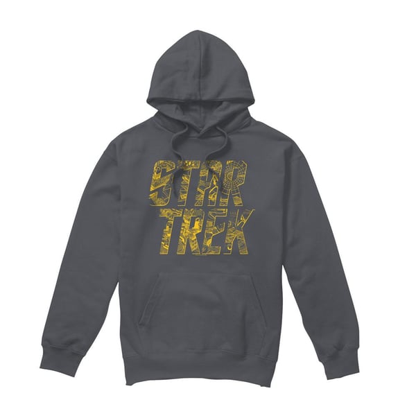 Star Trek Mens Schematic Logo Hoodie Star Trek Mens Schematic Logo Hoodie