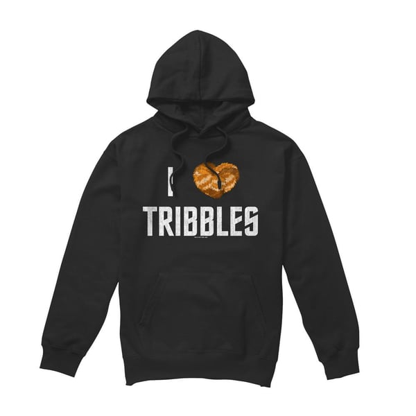 Star Trek Mens I Heart Tribbles Hoodie Star Trek Mens I Heart Tribbles Hoodie