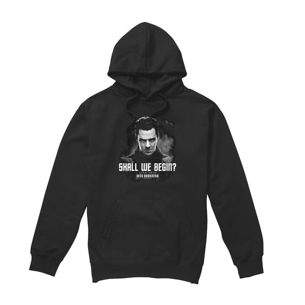 Star Trek: Into Darkness Mens Shall We Begin Hoodie Star Trek: Into Darkness Mens Shall We Begin Hoodie