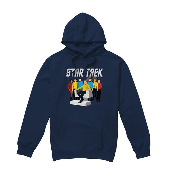 Star Trek Mens Vector Crew Hoodie Star Trek Mens Vector Crew Hoodie