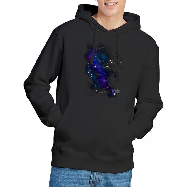 Star Trek Mens Spock Constellations Hoodie