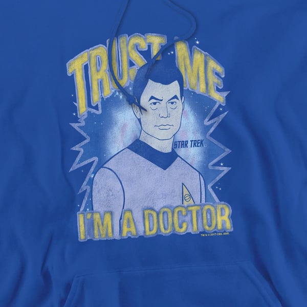 Star Trek Mens Doctor Hoodie