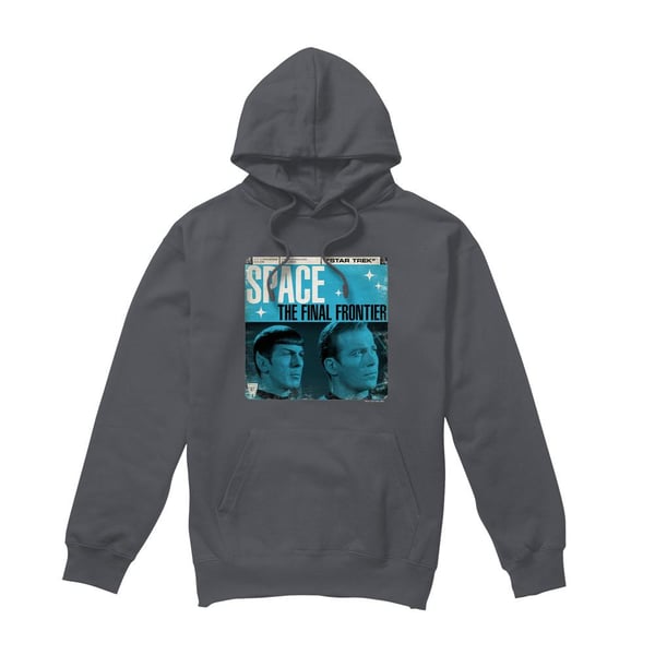 Star Trek Mens Final Frontier Cover Hoodie Star Trek Mens Final Frontier Cover Hoodie