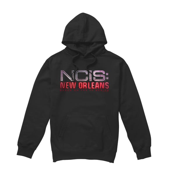 NCIS: New Orleans Mens Neon Sign Hoodie NCIS: New Orleans Mens Neon Sign Hoodie