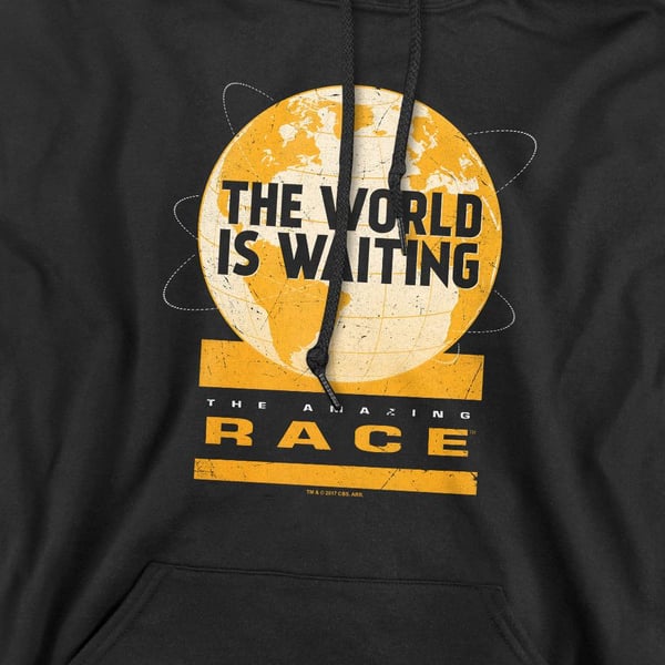 The Amazing Race Mens Waiting World Hoodie