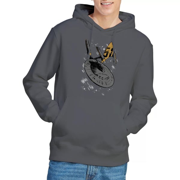Star Trek Mens Enterprise Dash Hoodie
