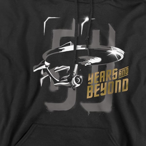Star Trek Beyond Mens 50 Years & Beyond Hoodie