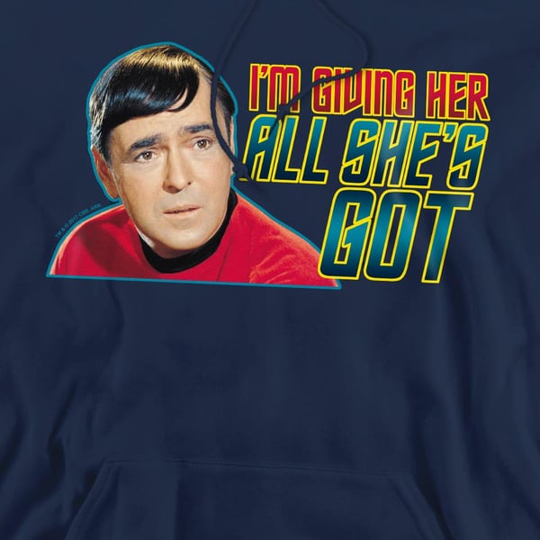 Star Trek Mens All She´s Got Hoodie