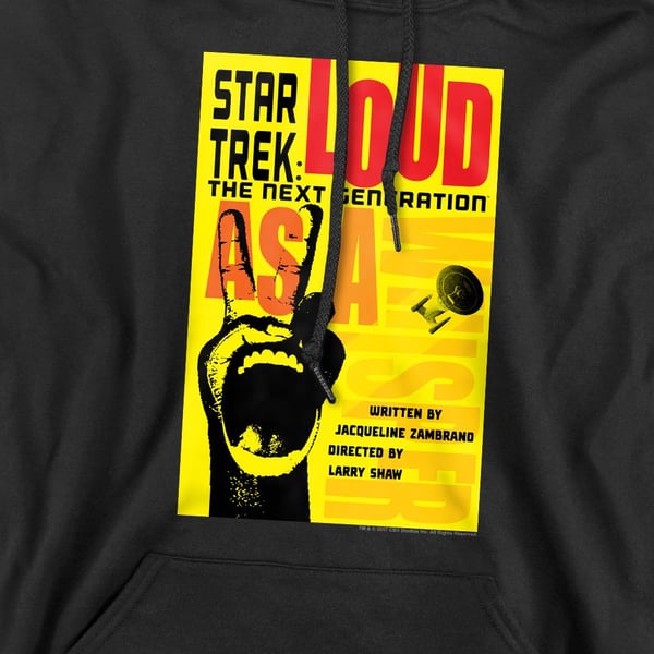 Star Trek Mens The Next Generation Season 2 Episode 5 Hoodie