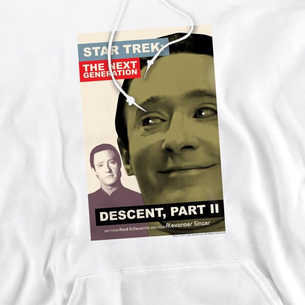 Star Trek Mens The Next Generation Season 7 Episode 1 Hoodie