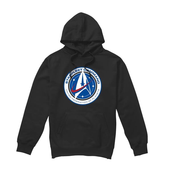Star Trek: Discovery Mens Starfleet Command Hoodie Star Trek: Discovery Mens Starfleet Command Hoodie