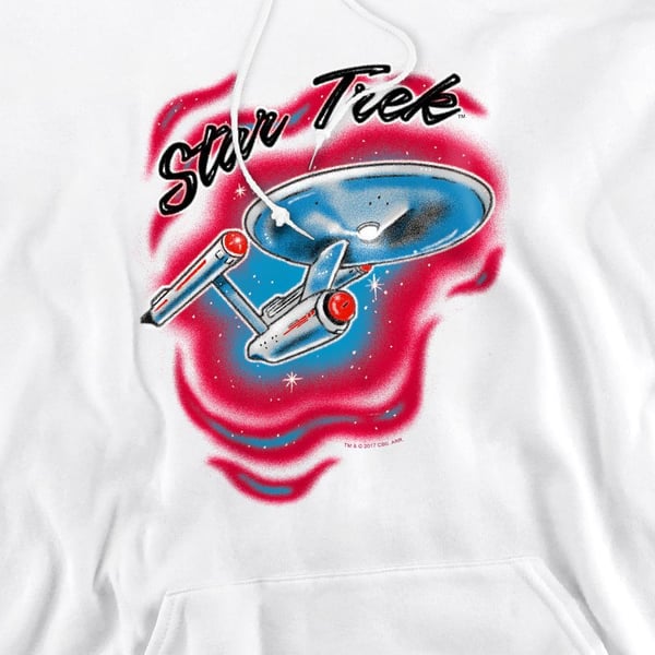Star Trek Mens Airbrush Hoodie