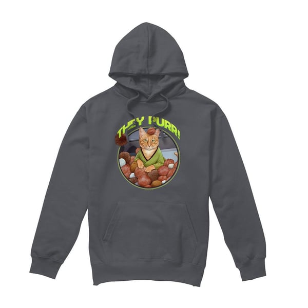 Star Trek Mens The Purr Hoodie Star Trek Mens The Purr Hoodie