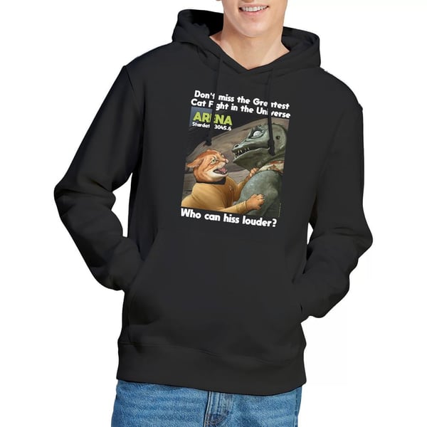 Star Trek Mens Cat Fight Hoodie