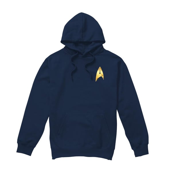 Star Trek: Discovery Mens Command Badge Hoodie Star Trek: Discovery Mens Command Badge Hoodie