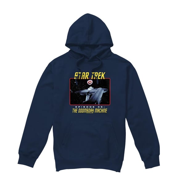 Star Trek Mens The Doomsday Machine Hoodie Star Trek Mens The Doomsday Machine Hoodie