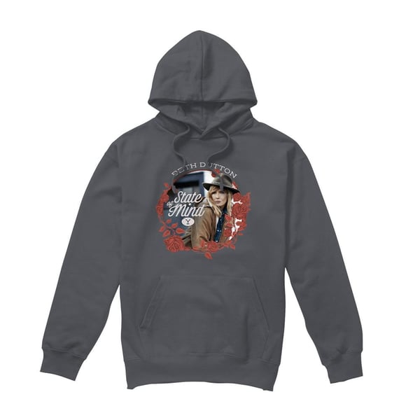 Yellowstone Mens State Beth Dutton Hoodie Yellowstone Mens State Beth Dutton Hoodie