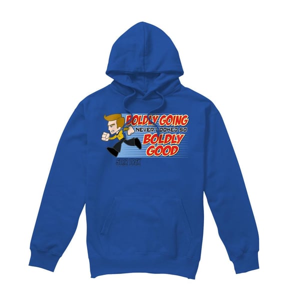 Star Trek Quogs Mens Boldly Good Hoodie Star Trek Quogs Mens Boldly Good Hoodie