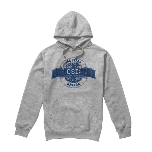 CSI Mens Vegas Badge Hoodie CSI Mens Vegas Badge Hoodie