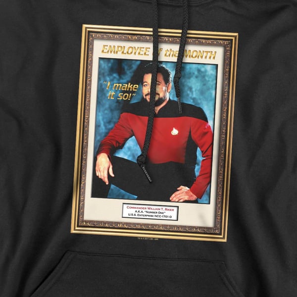 Star Trek Mens Employee of the Month Hoodie