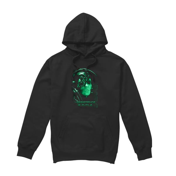 Star Trek Mens Resistance is Futile Hoodie Star Trek Mens Resistance is Futile Hoodie