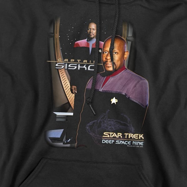 Star Trek Mens Captain Sisko Hoodie