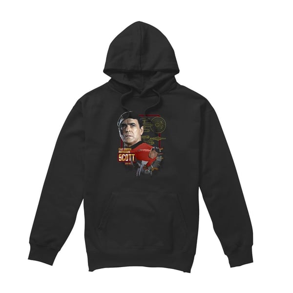 Star Trek Mens Chief Engineer Scott Hoodie Star Trek Mens Chief Engineer Scott Hoodie