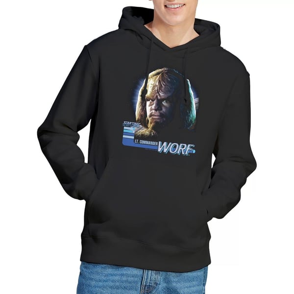 Star Trek Mens The Next Generation Worf Hoodie