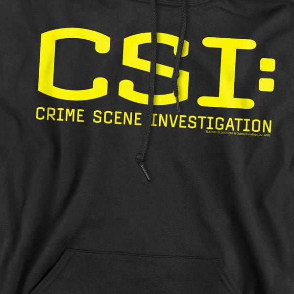 CSI Logo hættetrøje til mænd