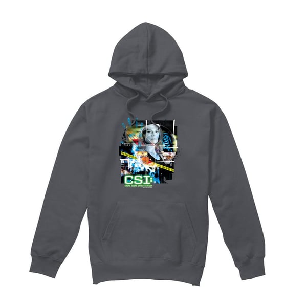 CSI Mens Evidence Collage Hoodie CSI Mens Evidence Collage Hoodie