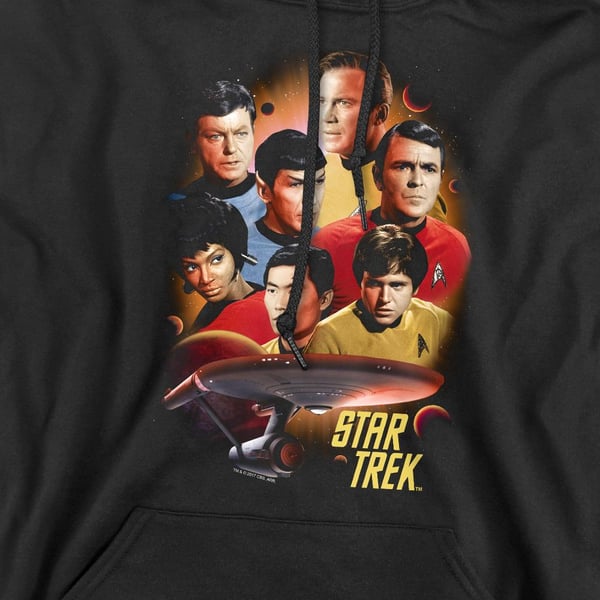 Star Trek Mens Heart of the Enterprise Hoodie