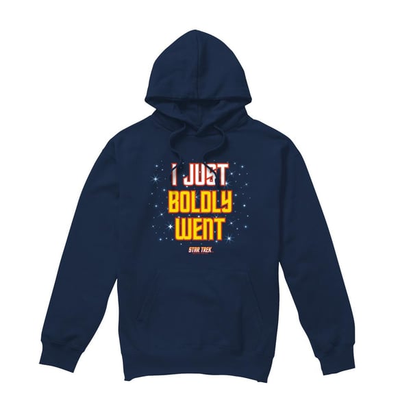 Star Trek Mens Boldly Went Hoodie Star Trek Mens Boldly Went Hoodie