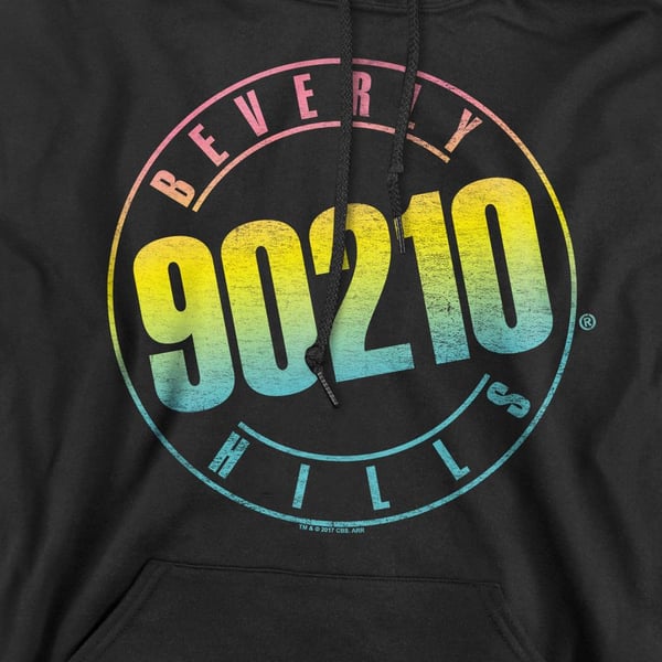 90210 Mens Colour Blend Logo Hoodie