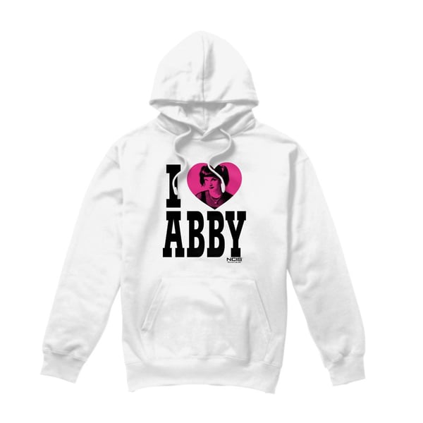 NCIS Mens I Heart Abby Hoodie NCIS Mens I Heart Abby Hoodie