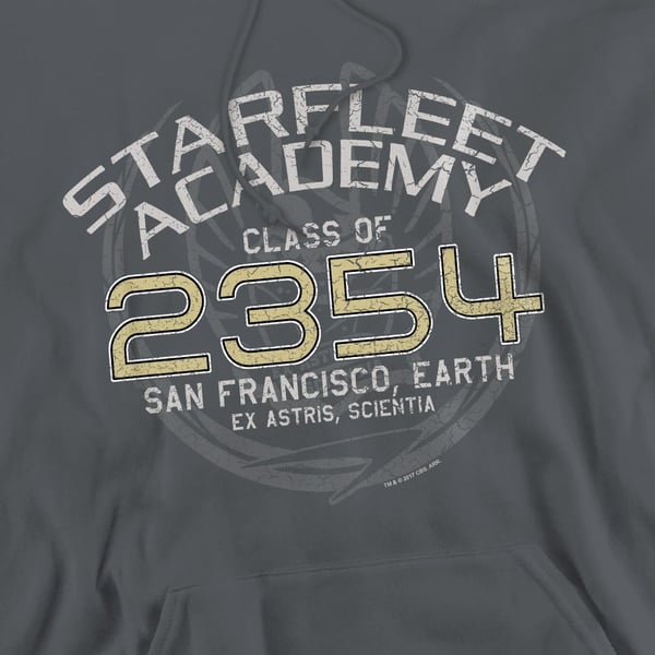 Star Trek Mens Graduation Captain Sisko Hoodie