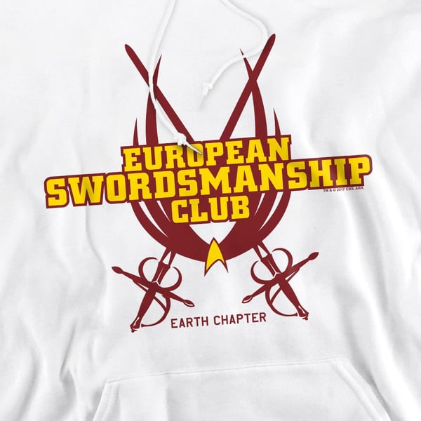 Star Trek Mens Swordsmanship Club Hoodie