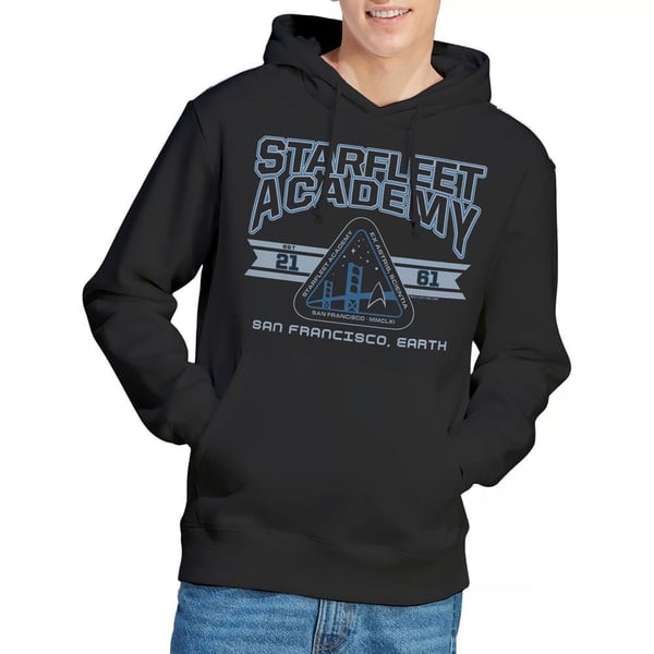 Star Trek Mens Starfleet Academy Earth Hoodie