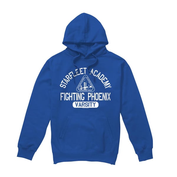 Star Trek Mens Varsity Hoodie Star Trek Mens Varsity Hoodie