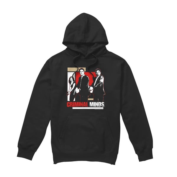 Criminal Minds Mens Guns Drawn Hoodie Criminal Minds Mens Guns Drawn Hoodie