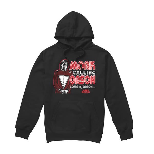 Mork And Mindy Mens Mork Calling Orson Hoodie Mork And Mindy Mens Mork Calling Orson Hoodie