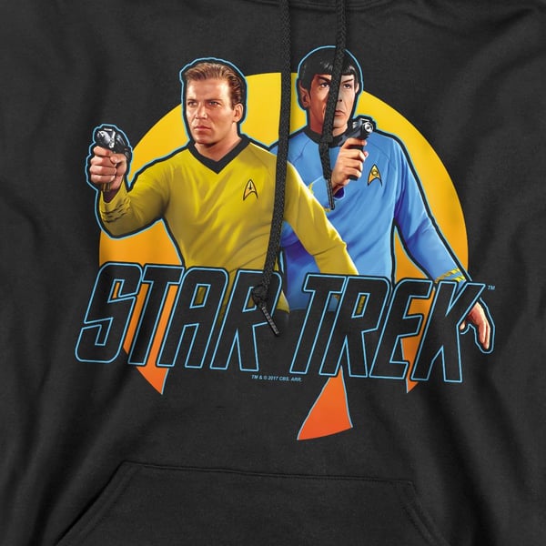 Star Trek Mens Phasers Ready Hoodie