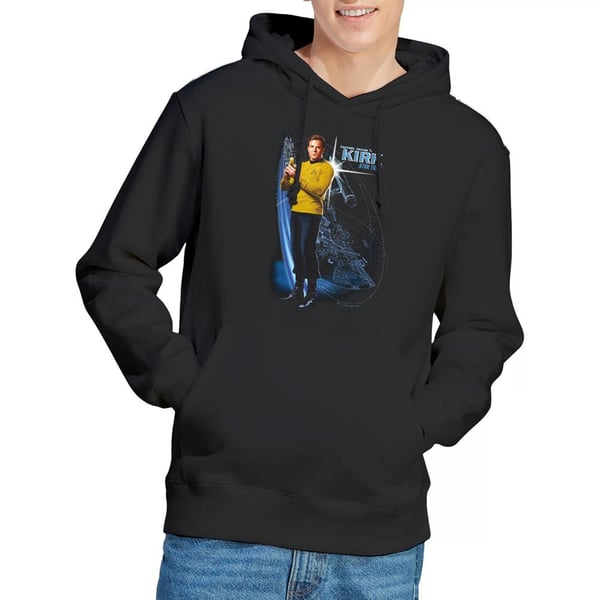 Star Trek Mens Galactic Captain Kirk Hoodie