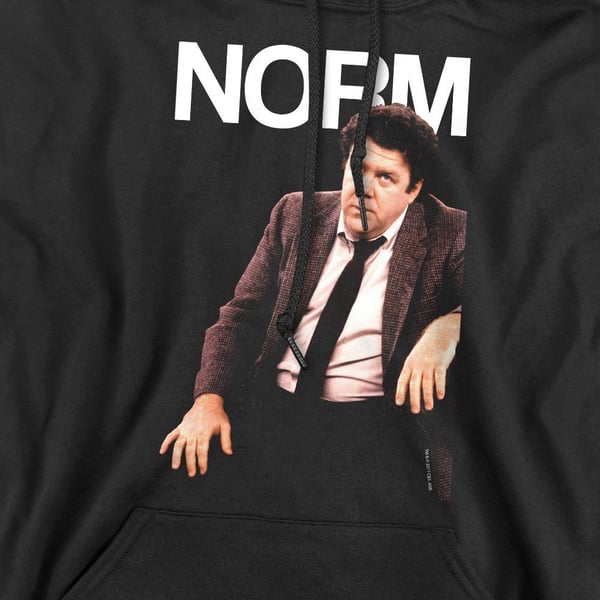 Cheers Mens Norm Peterson Hoodie