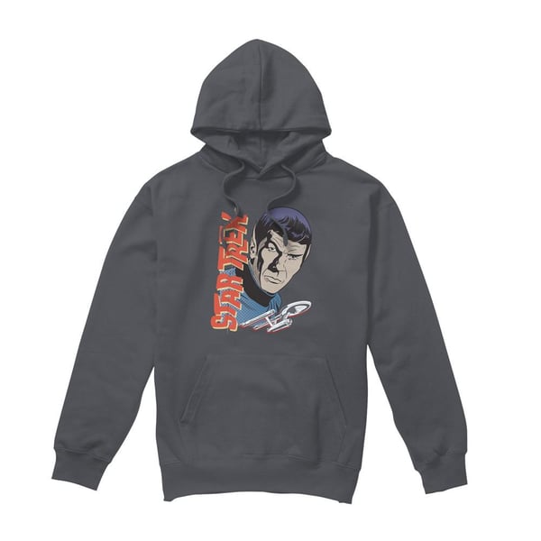 Star Trek: The Original Series Mens Spock Vintage Hoodie Star Trek: The Original Series Mens Spock Vintage Hoodie