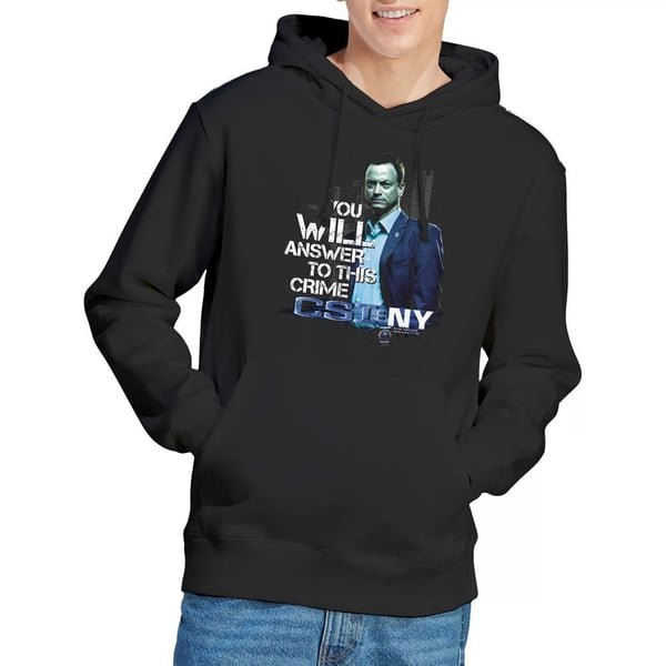 CSI: NY Mens You Will Answer Hoodie
