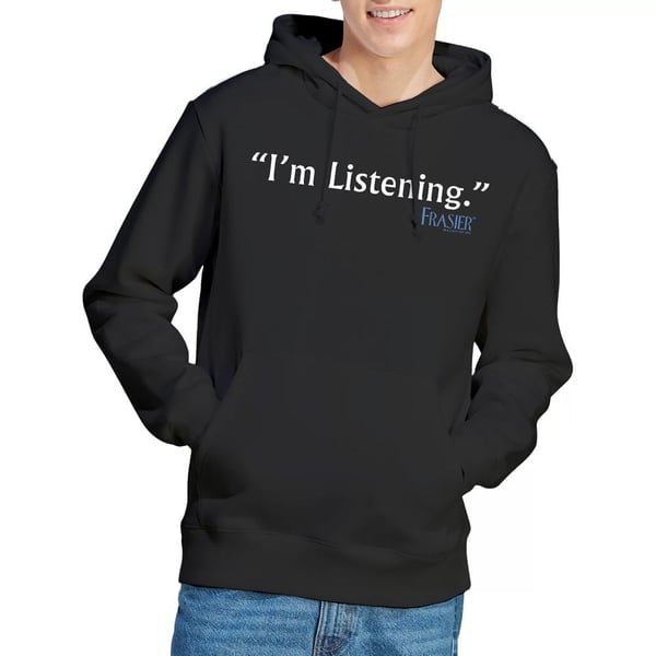 Frasier miesten I´m Listening -huppari