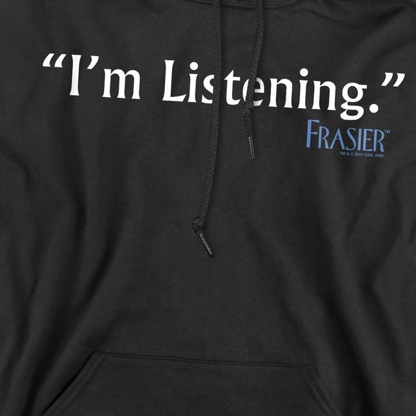 Frasier miesten I´m Listening -huppari