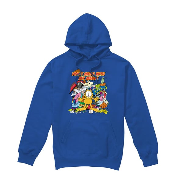 Garfield Mens My Mess Hoodie Garfield Mens My Mess Hoodie