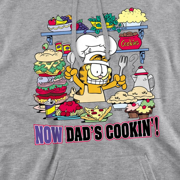 Garfield Mens Now Dad´s Cooking Hoodie