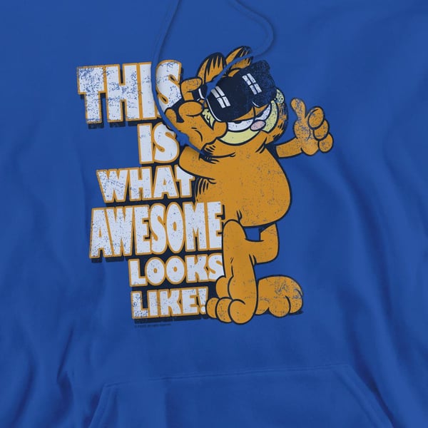 Garfield Mens Awesome Hoodie